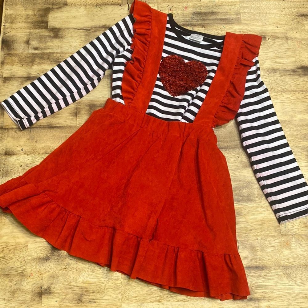 Little Girl Heart Outfit